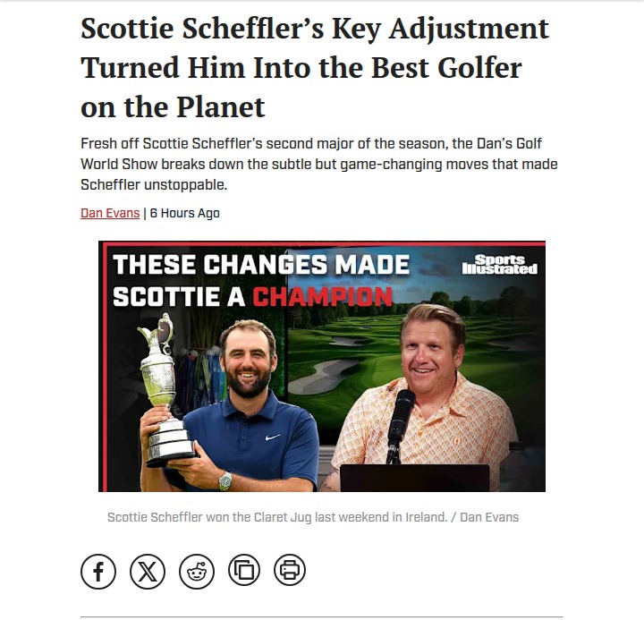 Scheffler’s Mallet Magic: Game Changer?