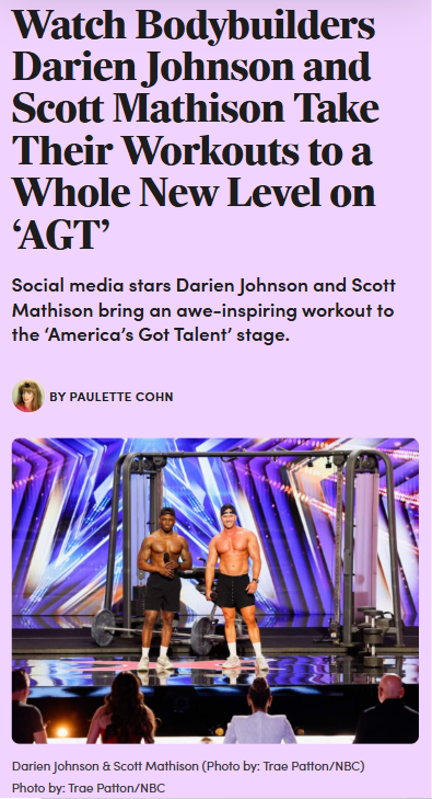 AGT Just Turned Into a Wild Gym Sesh