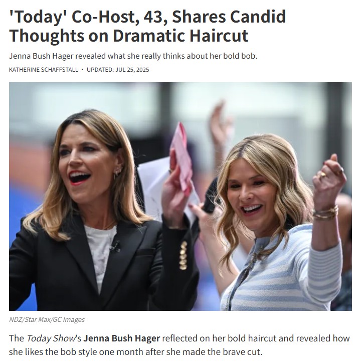 Jenna Bush Hager’s Bob Drama IRL