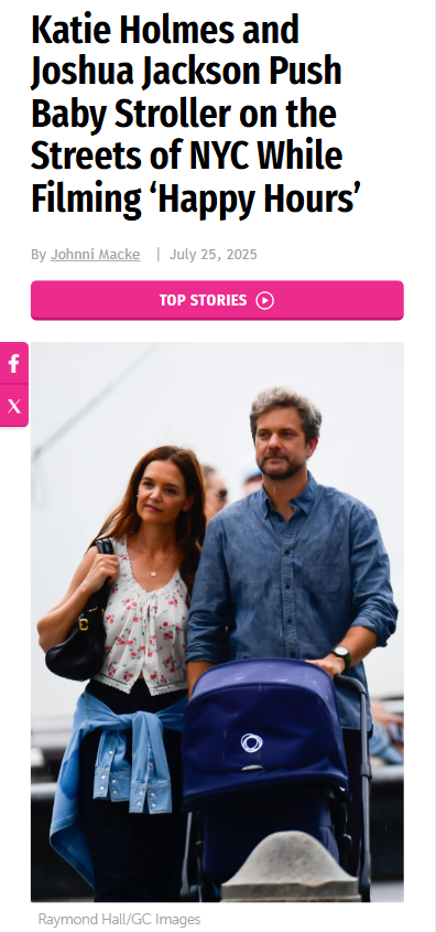 Katie Holmes & Joshua Jackson’s NYC stroll sparks nostalgia