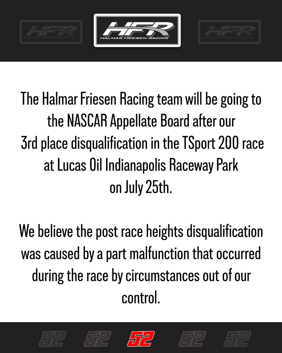 Friesen’s IRP DQ: Fair Call or Racing Heartbreak?