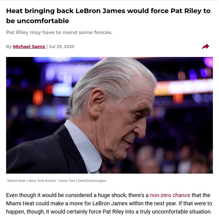 Could King James Really Return to Miami?