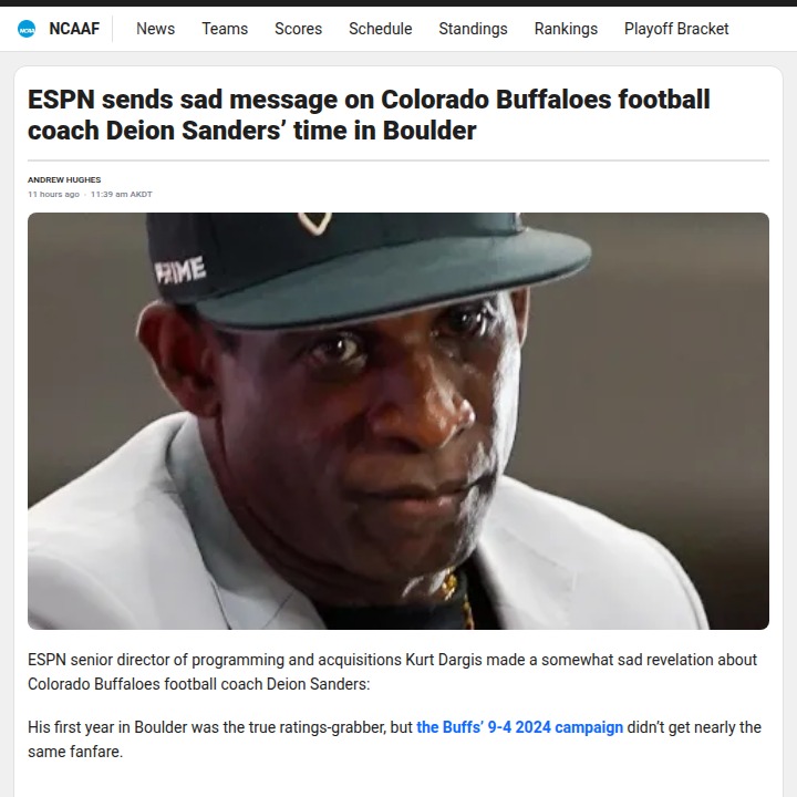 Why Coach Prime’s buzz faded in Boulder