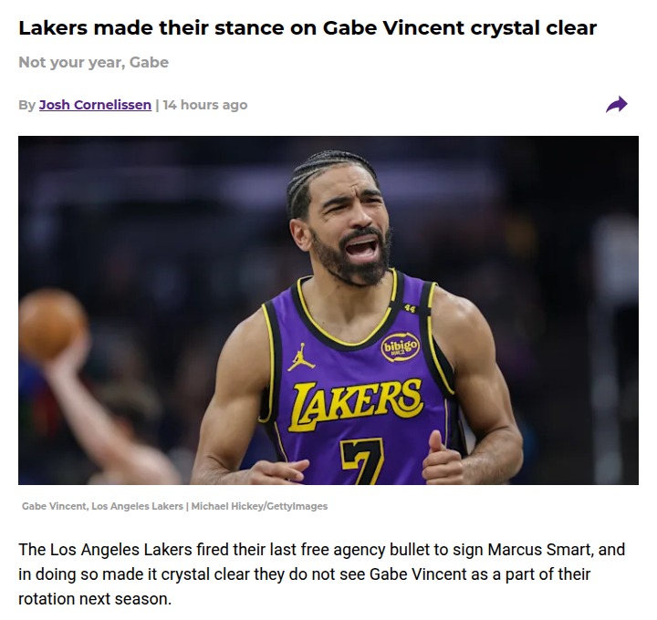 Lakers shake up their backcourt plans