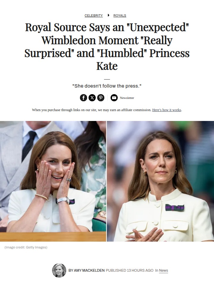 Princess Kate’s Wimbledon Ovation: Pure Class