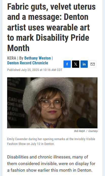 Denton’s runway celebrates invisible strength