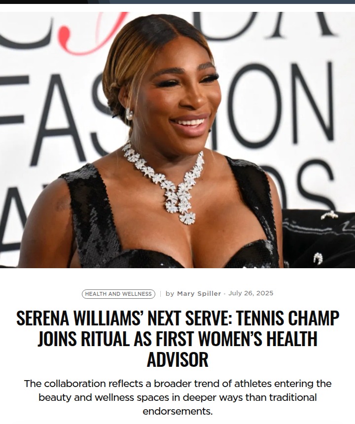Serena Aces New Role Off the Court
