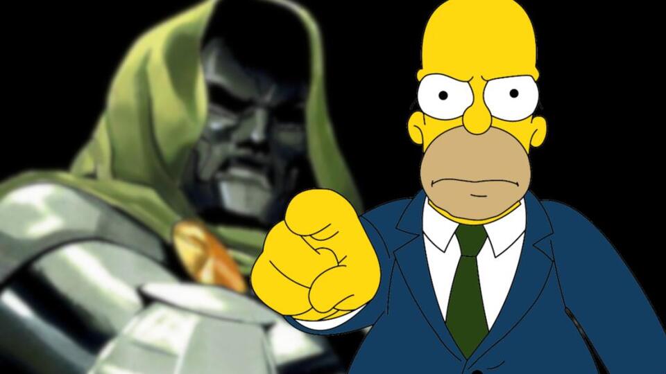 Simpsons Trolls Marvel’s Doom Reveal 😂