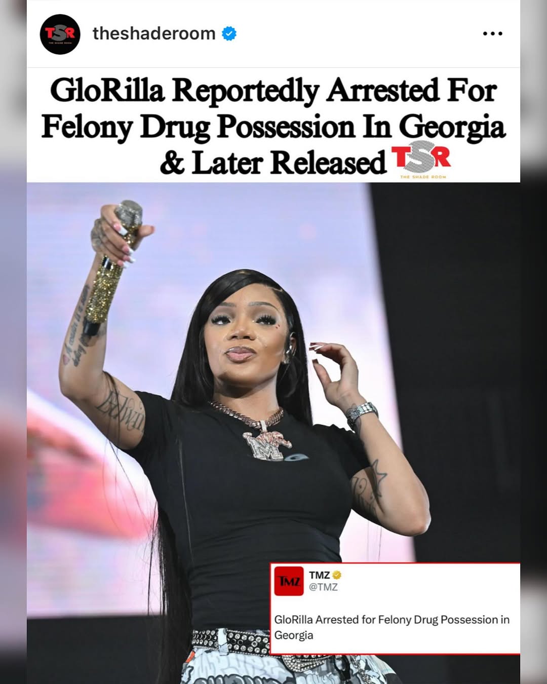 GloRilla’s wild Memphis concert moment