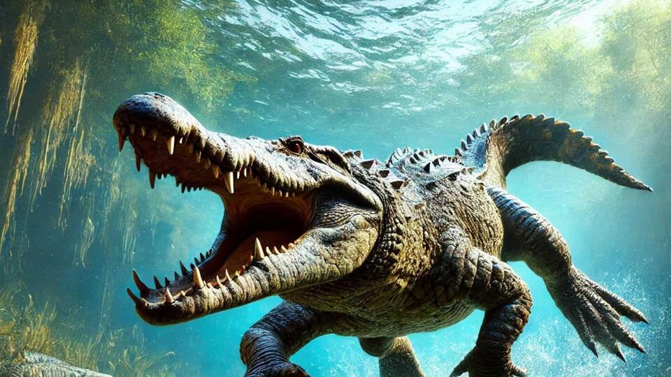 Crocodile Ate a Dino—Fossil Proves It!