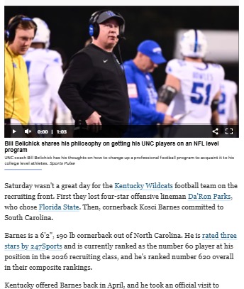 Kentucky football’s recruiting shakeup