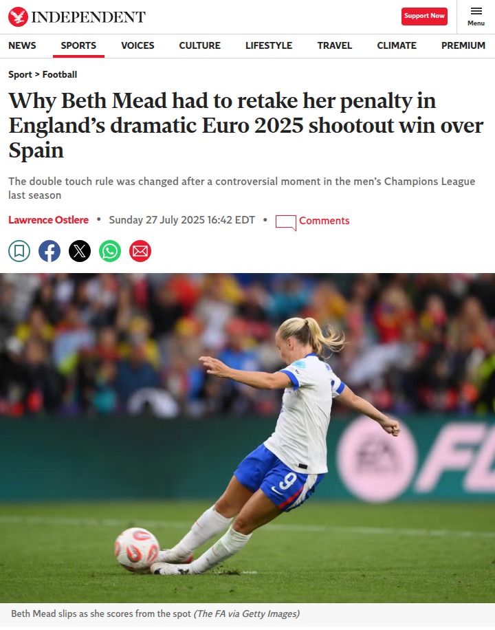 Double-Touch Drama: Mead’s Penalty Retake