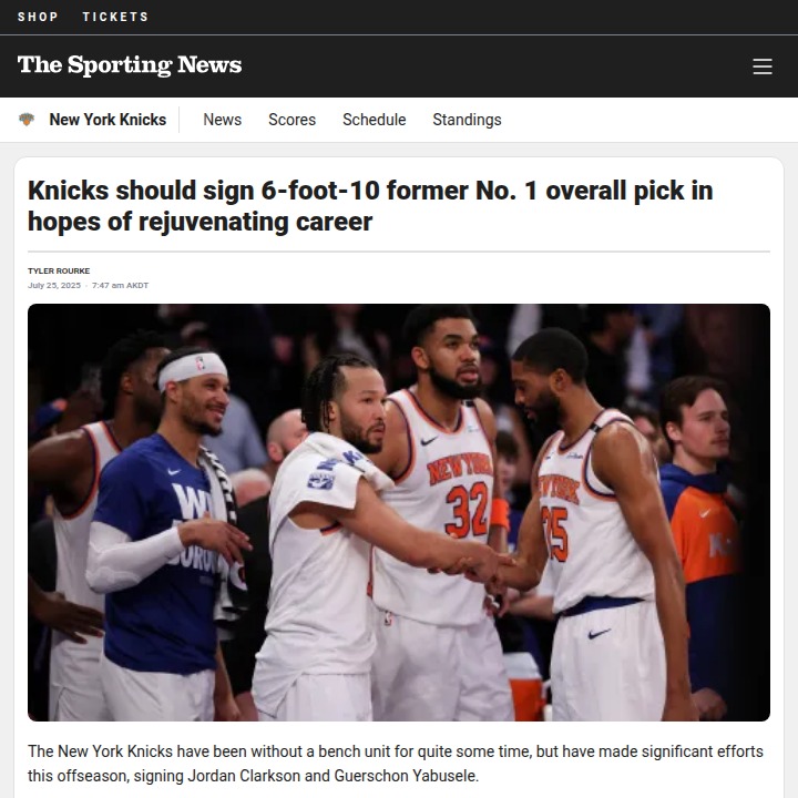 Could Ben Simmons spark a Knicks revival?