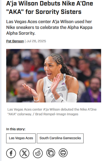 A'ja Wilson’s Sorority Sneaker Drop!