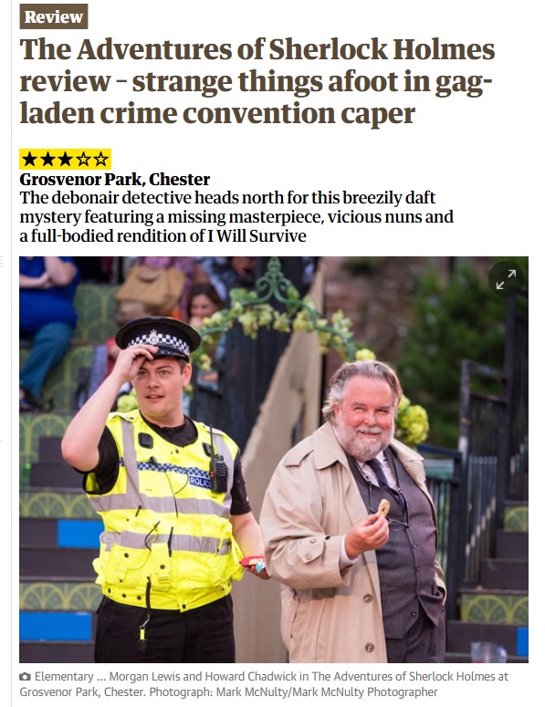 Sherlock Holmes brings wild fun to Chester