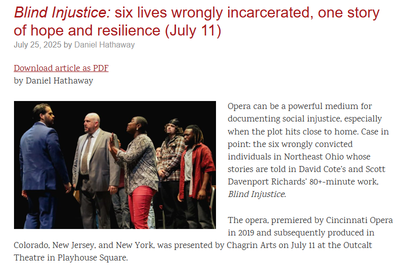 Cleveland’s opera shines a light on injustice
