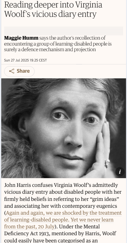 Woolf’s Diary: Defense or Disdain? 🤔