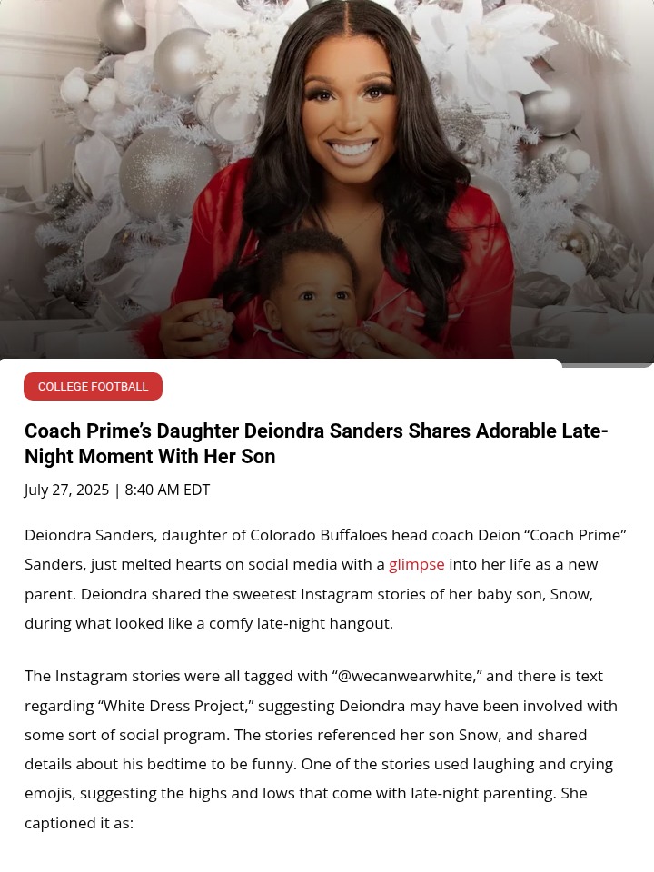 Coach Prime’s Family: Late-Night Laughs