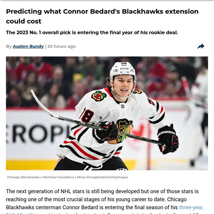 What’s next for Bedard and the Blackhawks?