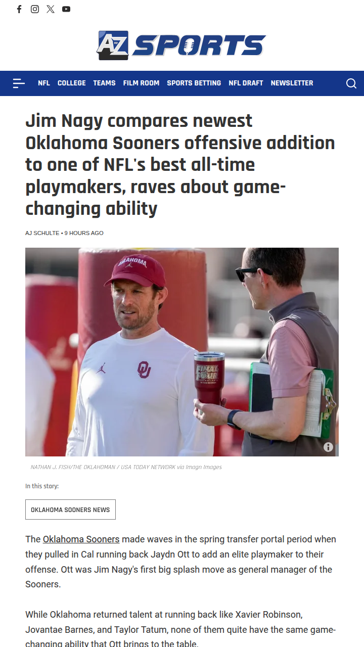 Oklahoma’s new RB could be a gamechanger