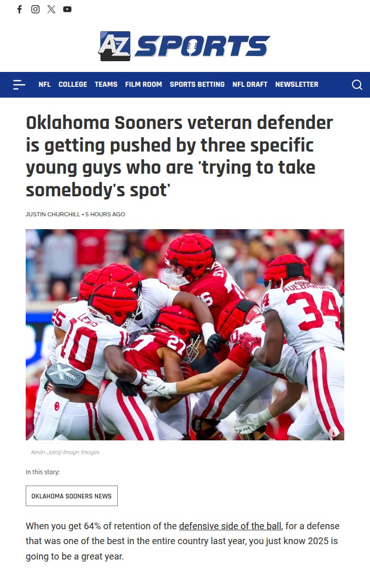 Sooners’ young safeties are shaking things up