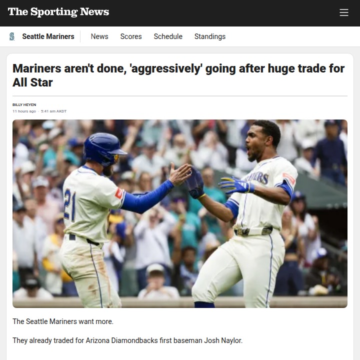 Mariners eye big All-Star move for Seattle
