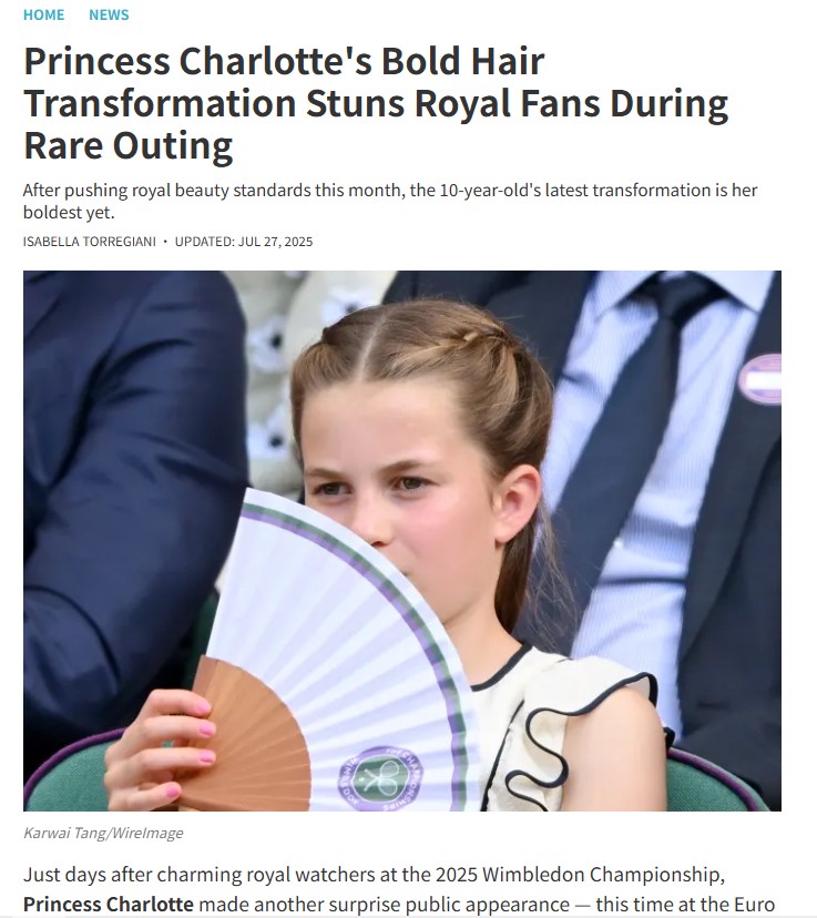 Charlotte’s Hair Glow-Up Has Everyone Talking