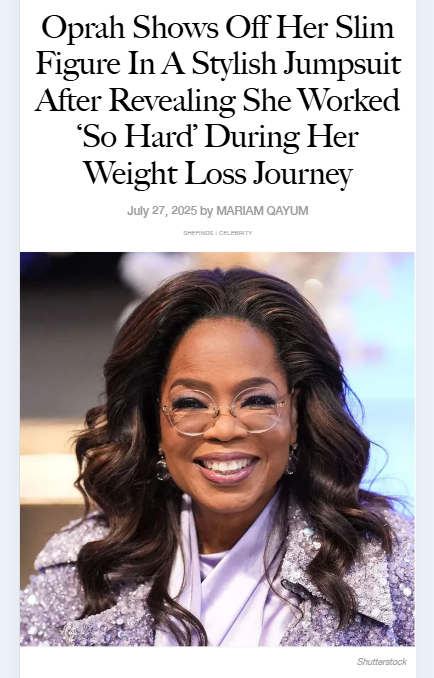 Oprah’s Jaw-Dropping Jumpsuit Glow-Up