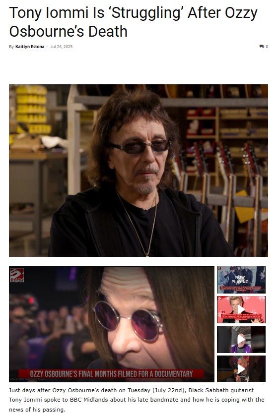 Did Ozzy Hold On Just for the Final Show? 🤔