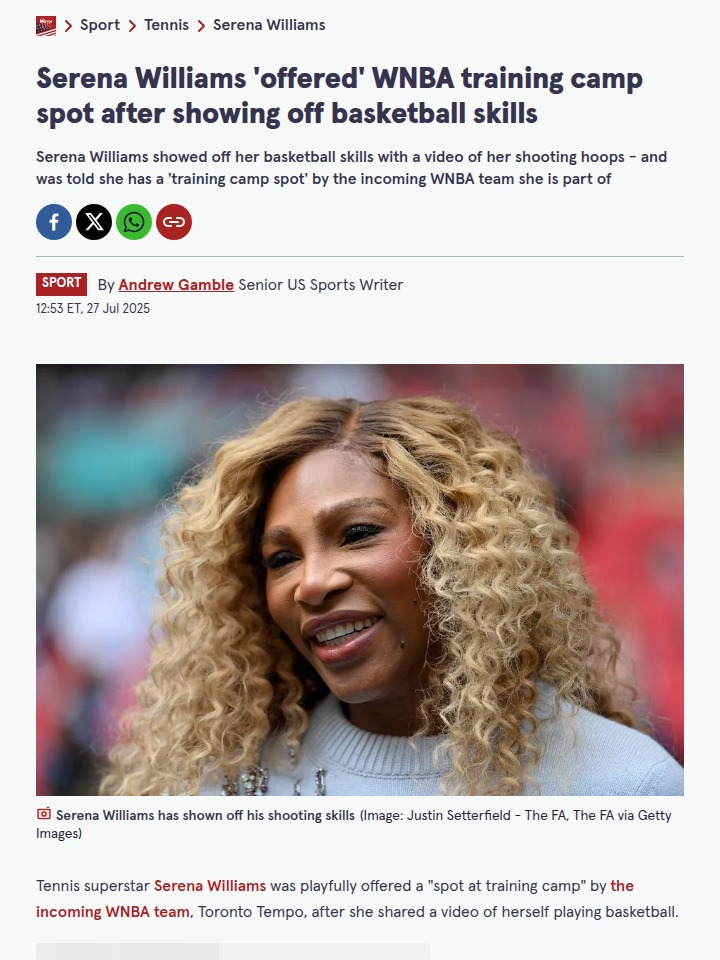 Serena Joins the Tempo: Owner or Player?