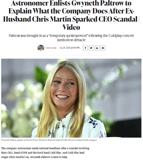 Gwyneth Paltrow Explains That Viral CEO Scandal