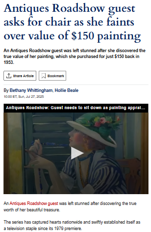 $150 Painting Worth $300k?! 🤯