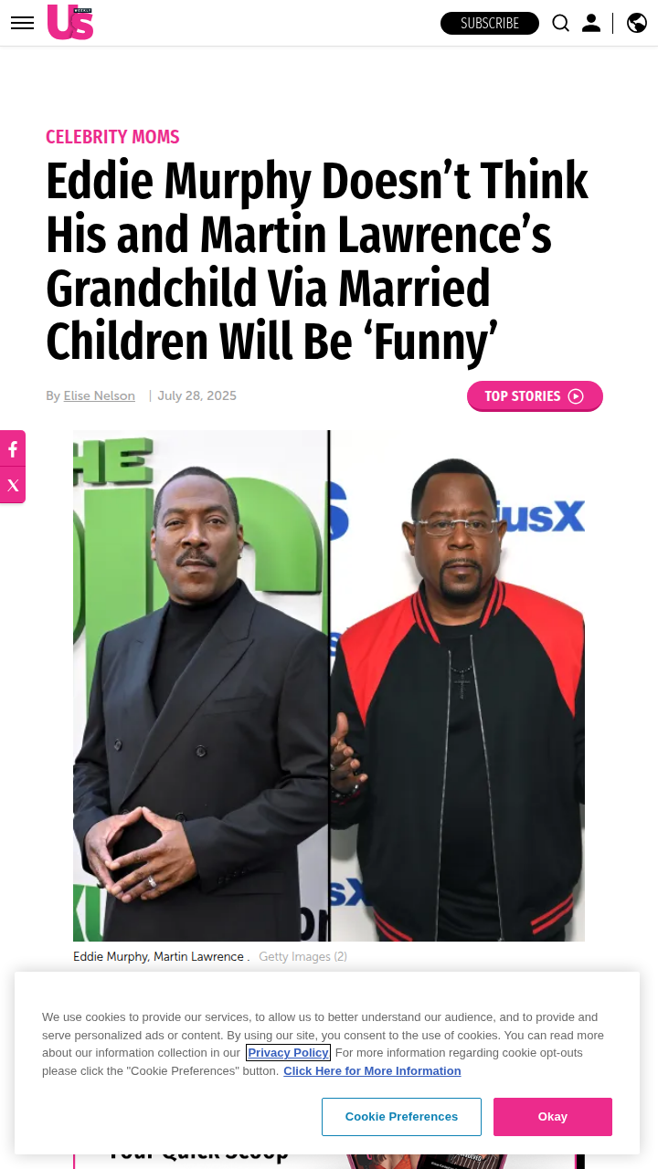 Eddie Murphy Doubts His Grandkid’s Humor 😂