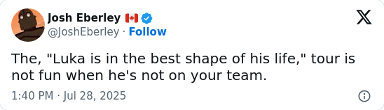 Luka Doncic’s Glow-Up Has Mavs Fans Spiraling