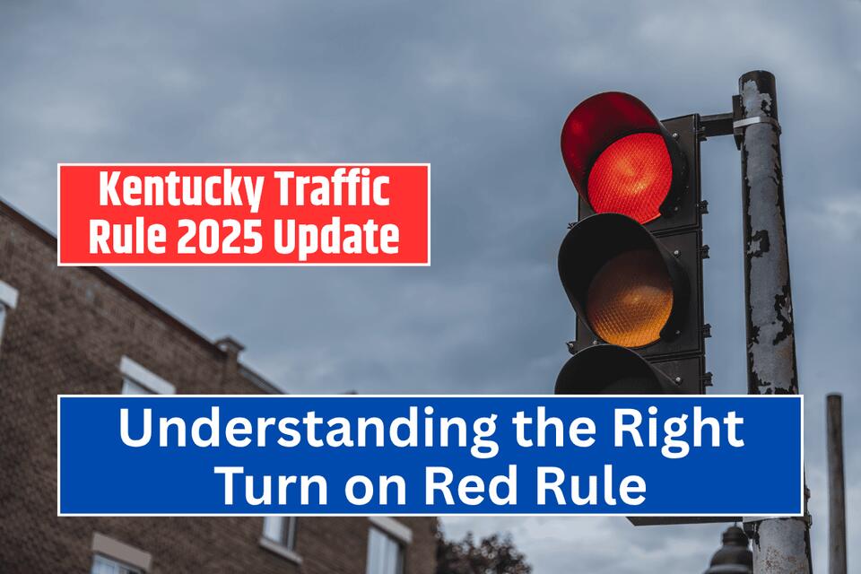 Kentucky’s new red light turn rules for 2025