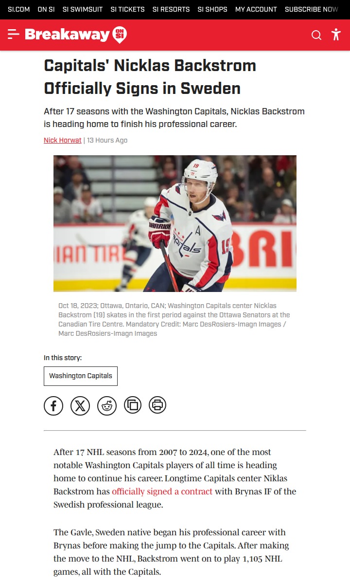 Backy Heads Home: End of an Era in DC