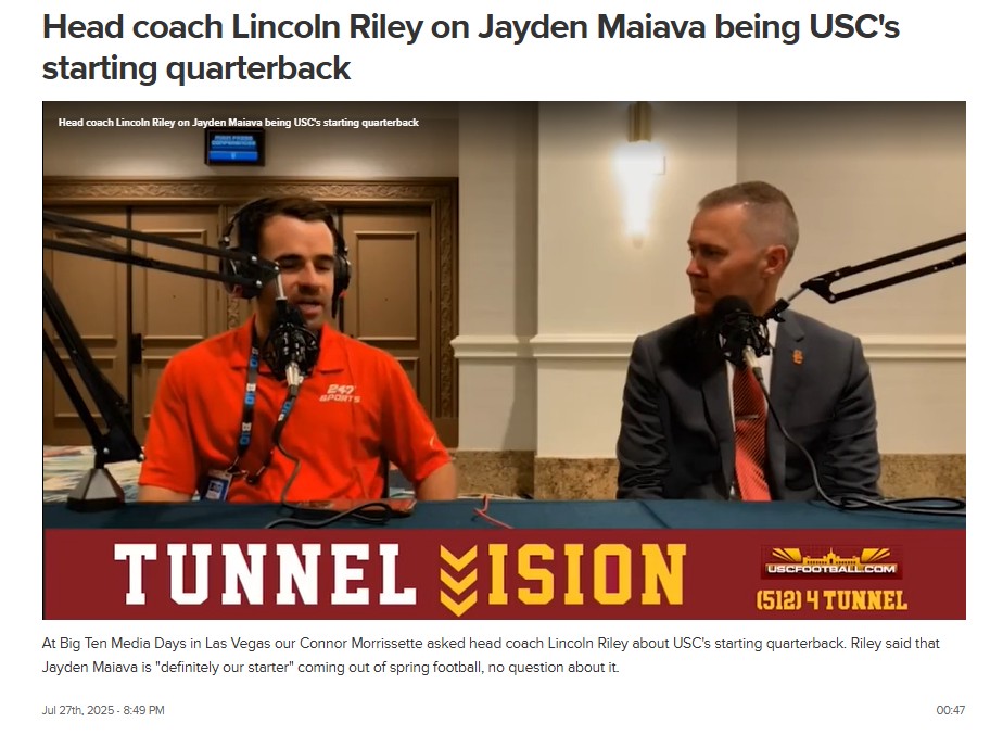 USC’s quarterback decision shakes things up