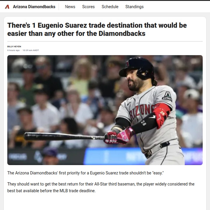 Could Suarez Switch Dugouts in Detroit?