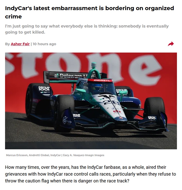 Race Control Drops the Ball—Again