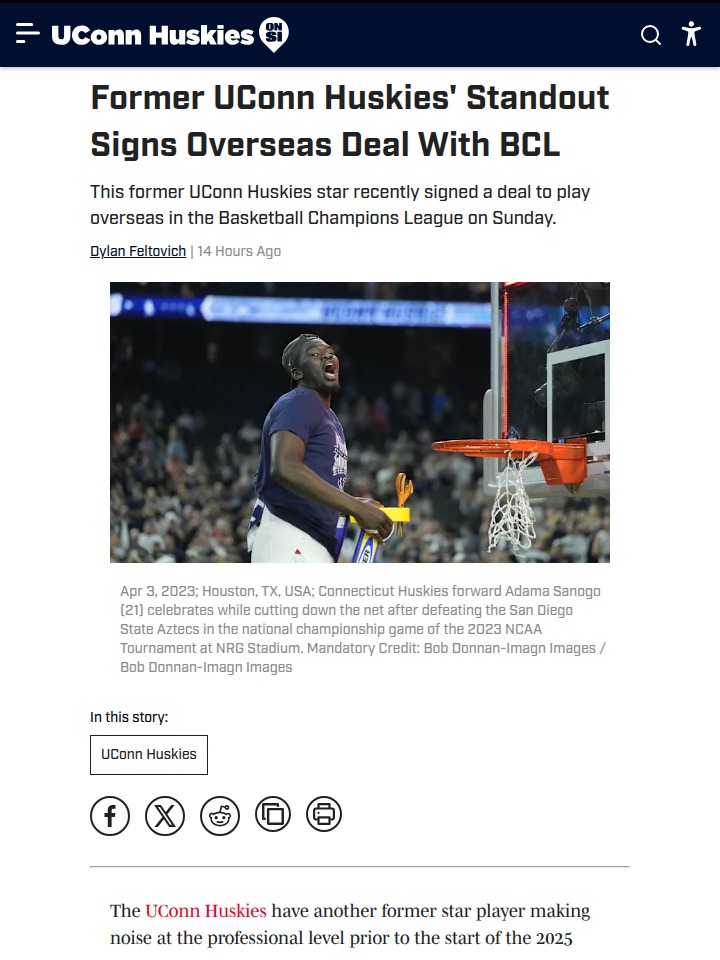 Sanogo’s Next Chapter: From Huskies to Italy
