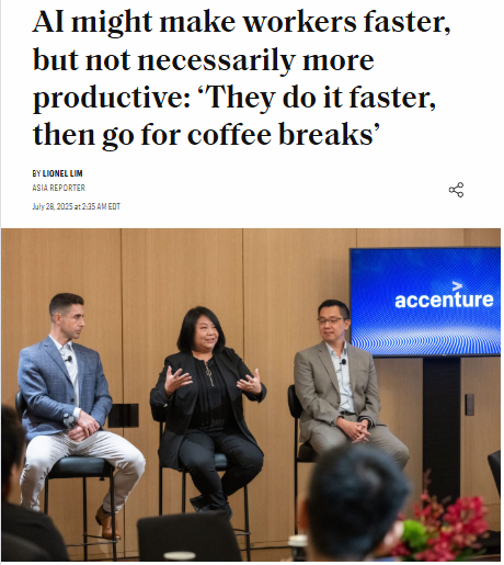 AI at Work: Speed vs. Real Productivity?
