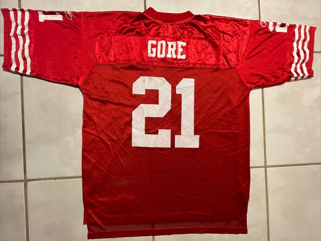 My first jersey was Frank Gore - a gift from my cousin