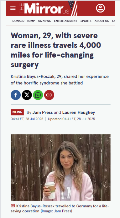 She Flew 4,000 Miles to Save Her Life