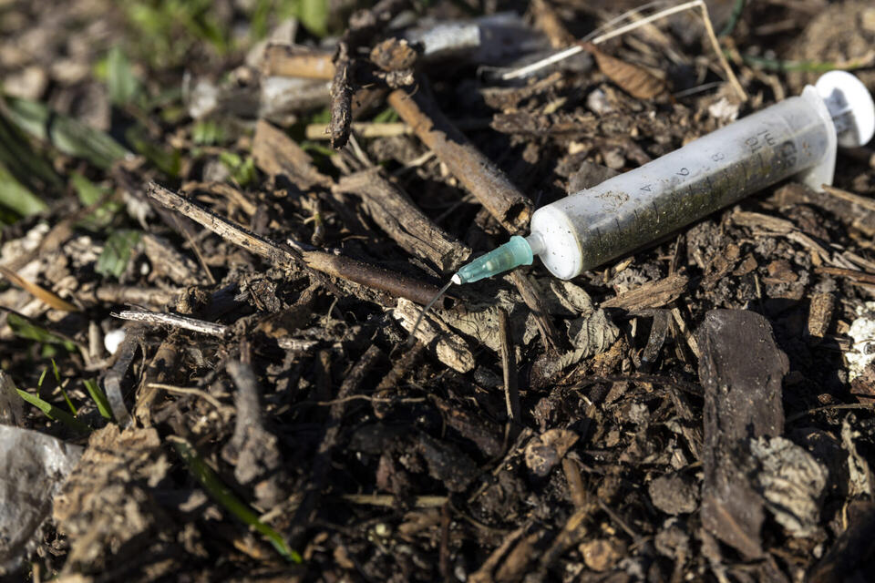 Boston park scare: Needle in play area
