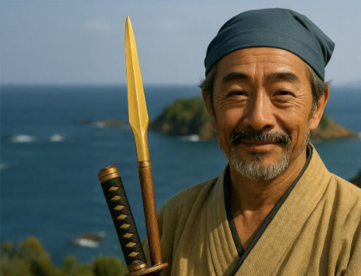 Ancient Spear Hides Secret Gold Bling