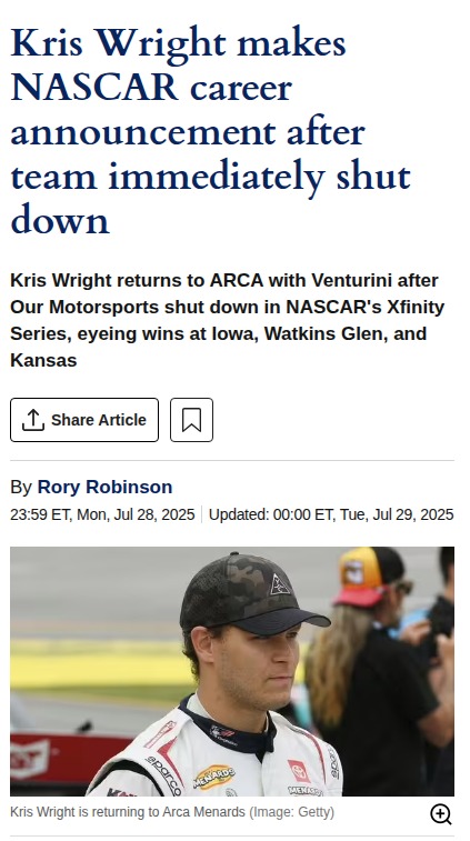 Kris Wright’s Comeback: Back with VMS!