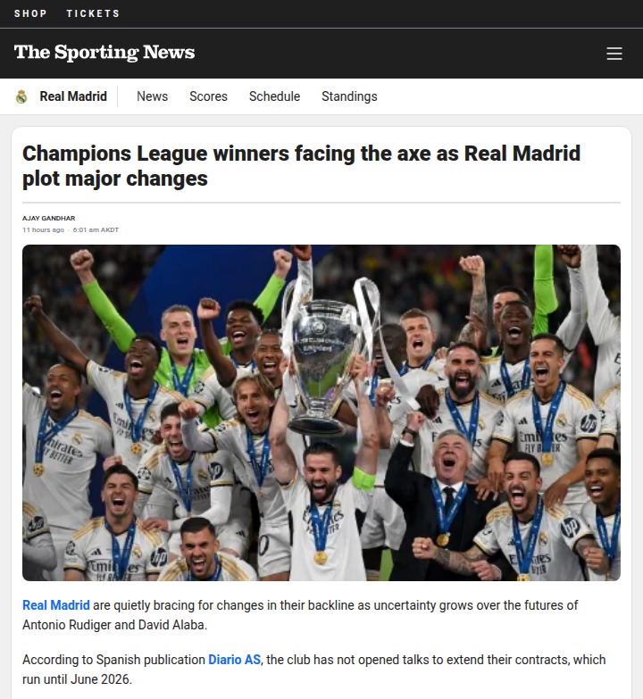 Bernabéu Backline Shake-Up Incoming?