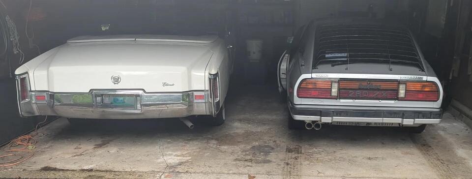 Bloomington’s coolest garage: Cadillac meets Datsun