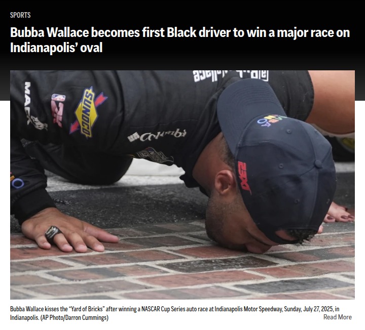 Bubba Breaks the Brickyard Barrier!