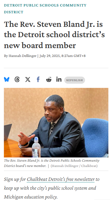 Detroit pastor joins school board to tackle absenteeism